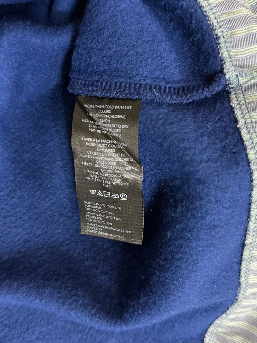Maeve for Anthropologie Navy Layered Oversized Twofer Pullover Sweatshirt - Picture 14 of 14